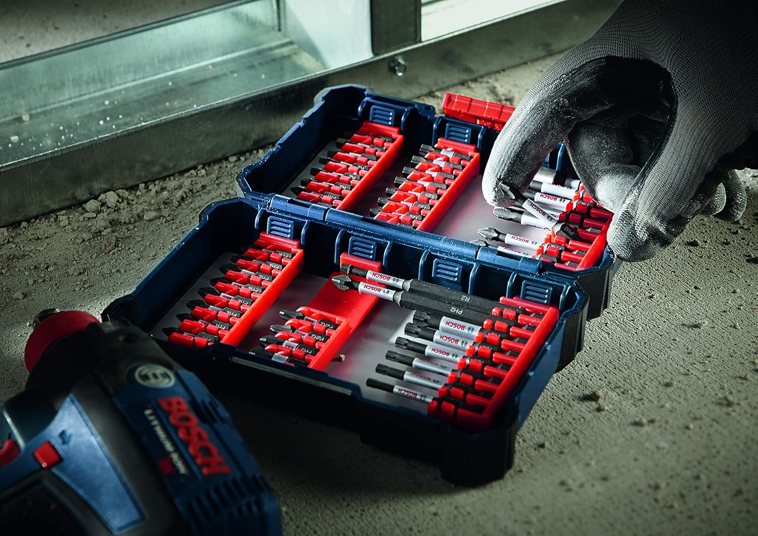 BOSCH SDMS48 Impact Tough Screwdriving Set, 48-Piece Set - - 
