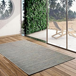 Universal Tappeto per Interni Ed Esterni Bliss Degradato, 100% Polipropilene, Oro, 75 x 150 cm