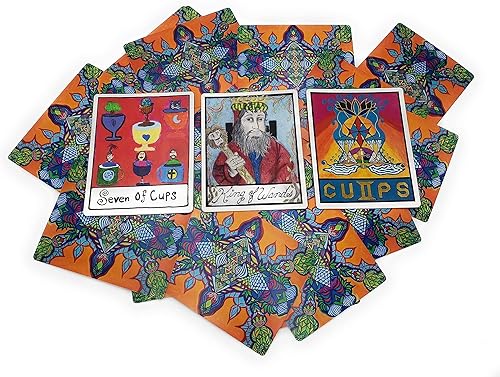 Miniatura 6 de The Family Tarot Deck - 78 cartas de tarot colaboradas por 62 artistas - 22 arcanos mayores56 arcanos menores - creado geográficamente en Wisconsin