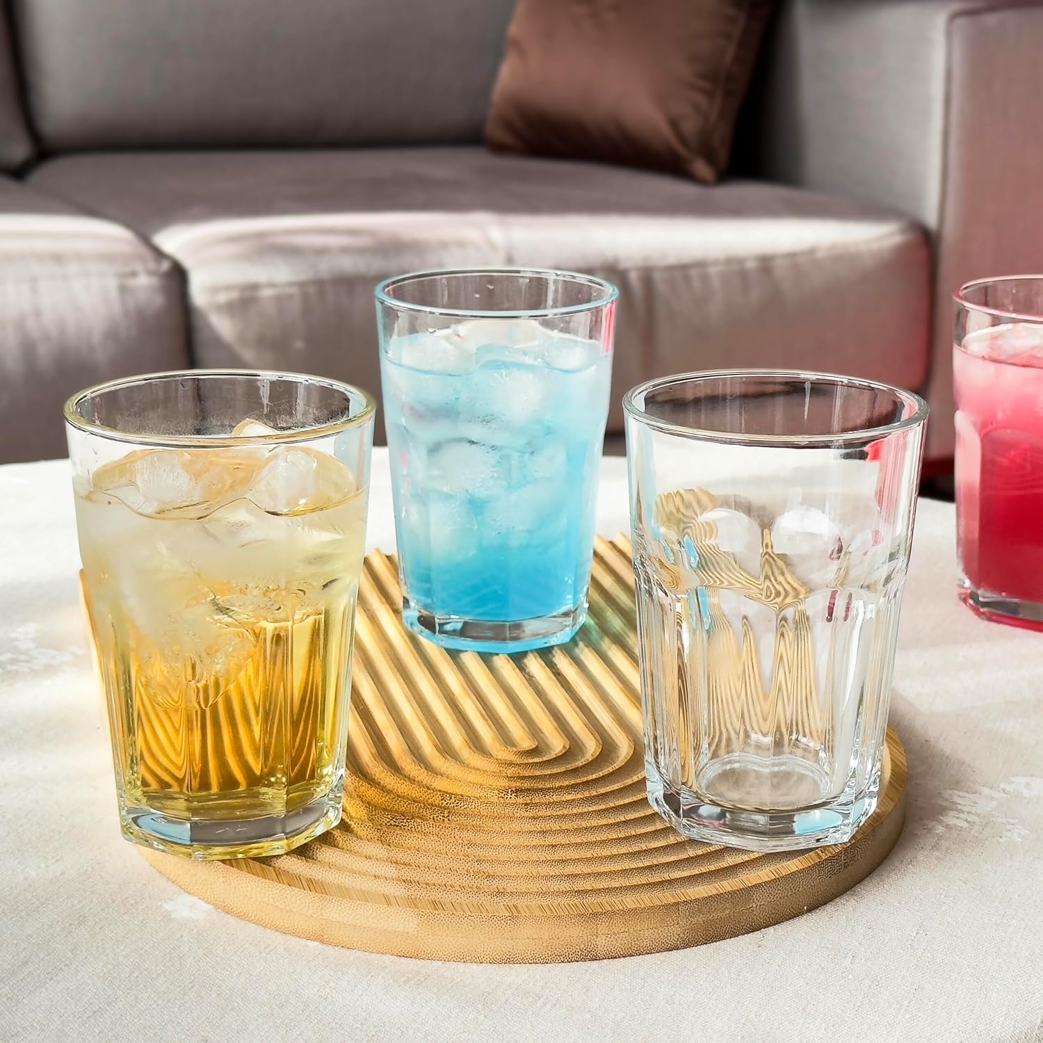 Highball Drinking Glasses Set of 48, 12.5 oz Glass Tumbler - Water Glasses & Beer Glassware for Kitchen - Durable Drinkware Set for Juice, Soda, Iced Tea & Cocktails - Heavy Base, Dishwasher Safe