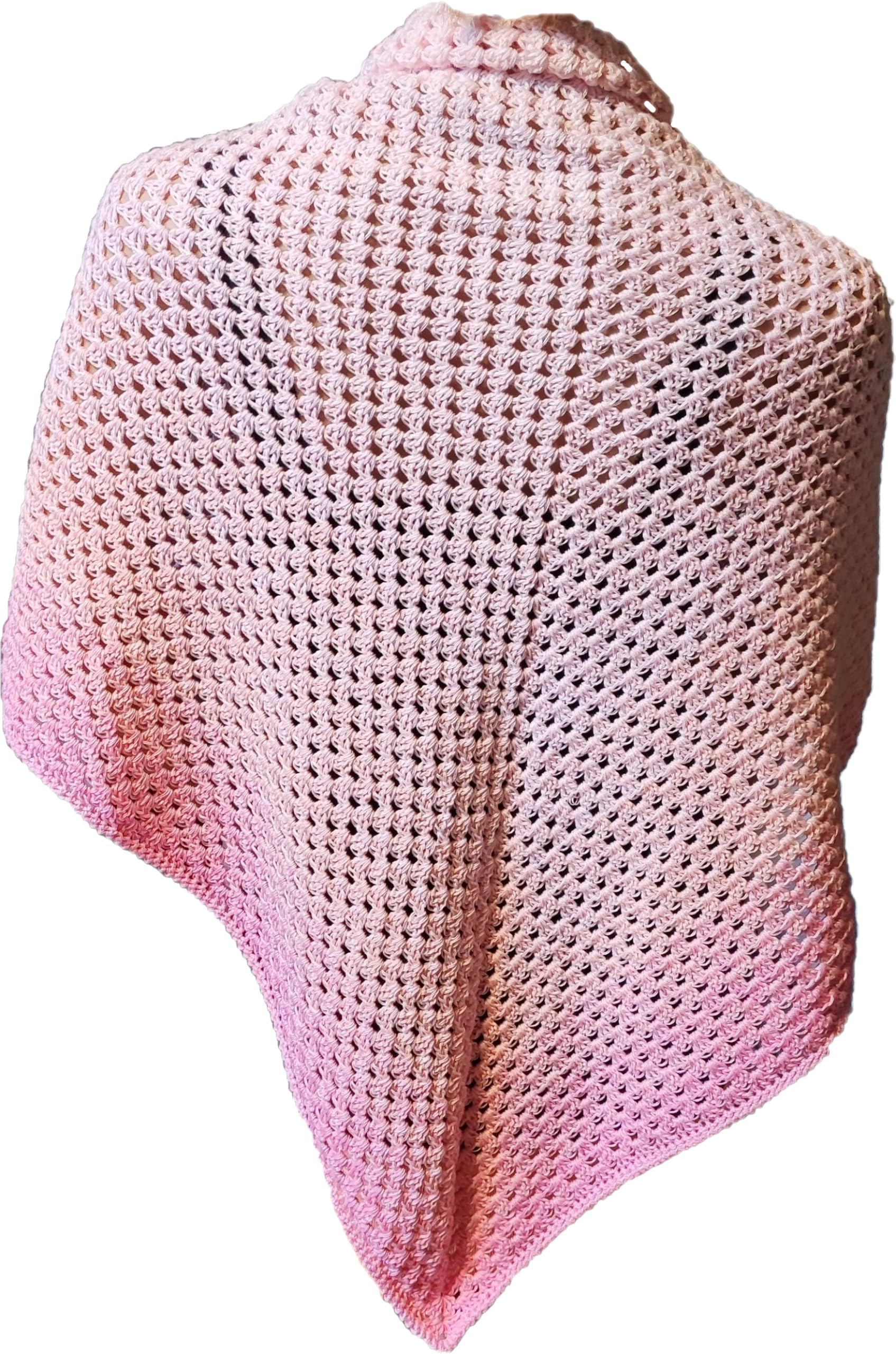 AngiesStrickZauber : Handgemacht/Wickelschal/Schal/gehäkelt/Farbverlaufsgarn/Dreieckstuch/Tuch/Loop