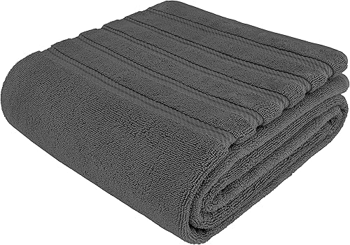 Miniatura 7 de American Soft Linen - Toallas de baño grandes de 35 x 70 pulgadas, toalla de baño de 100% algodón turco, toallas de baño para baño, playa y piscina,
