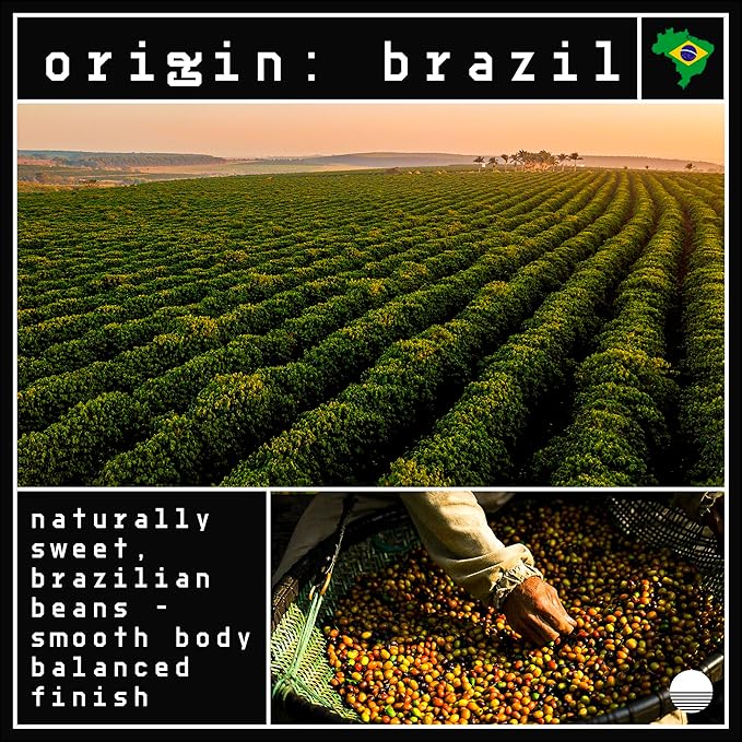 Café Terra Nera en Grano Sabor Avellana Brasileña - Tostado Medio Suave - 1 lb miniatura 3