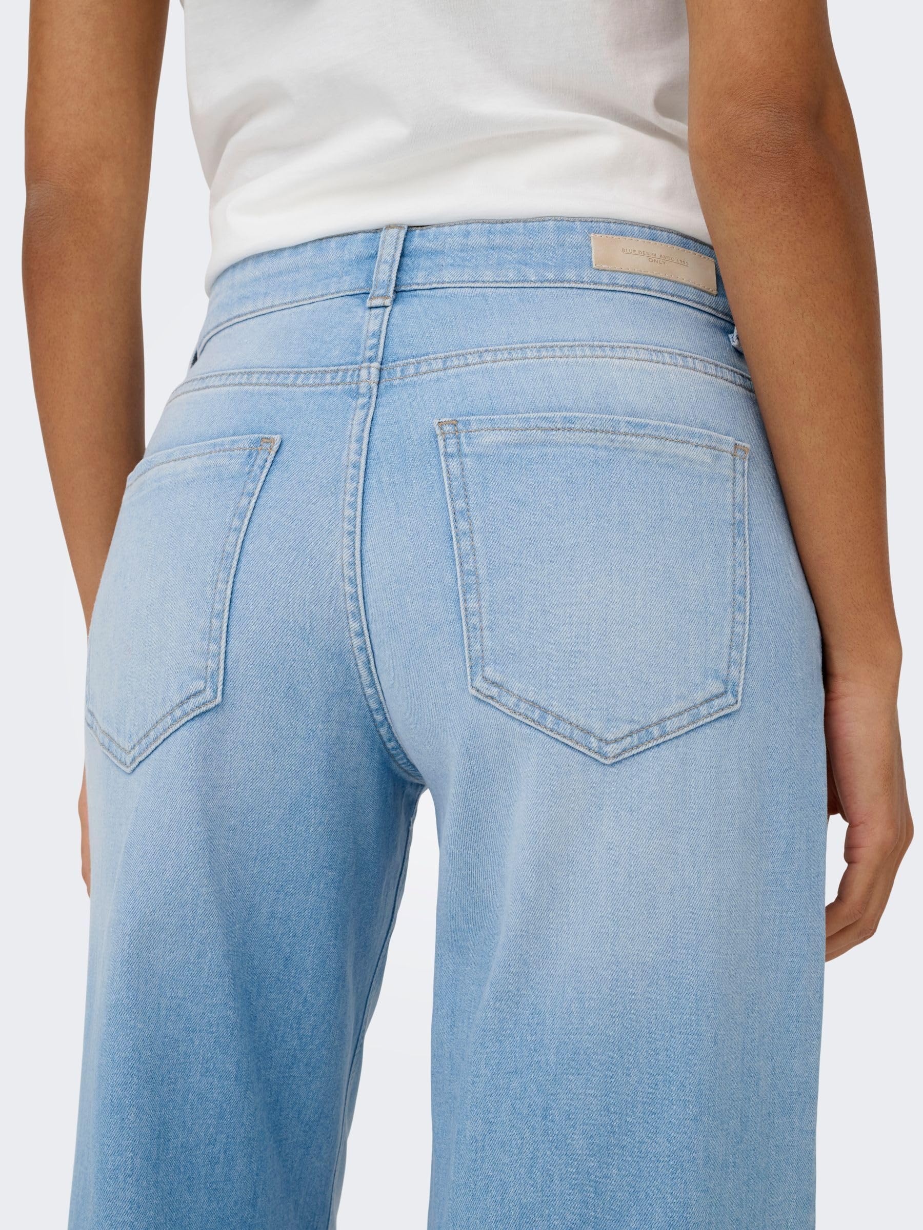 ONLY Female Jeans mit weitem Bein ONLCALIFORNIA Mittlere Taille Flared Jeans