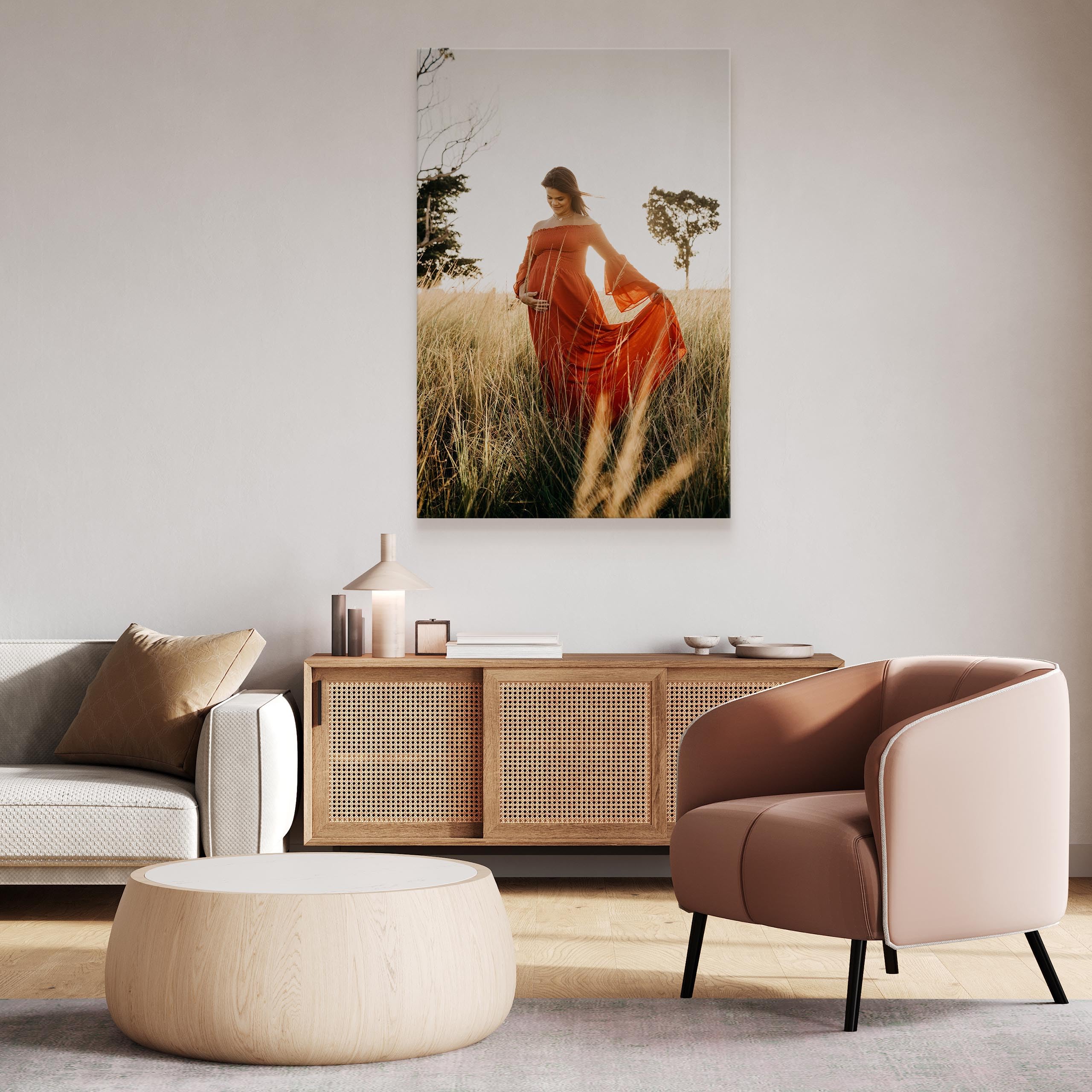Muralo Personalisierte Leinwand mit eigenem Bild, Wandbild - 80x120 cm | Foto-Leinwandbild, hochauflösender Druck, lebendige Farben - ideal für Wohnzimmer und Schlafzimmer, Ein Geschenk fürs Leben