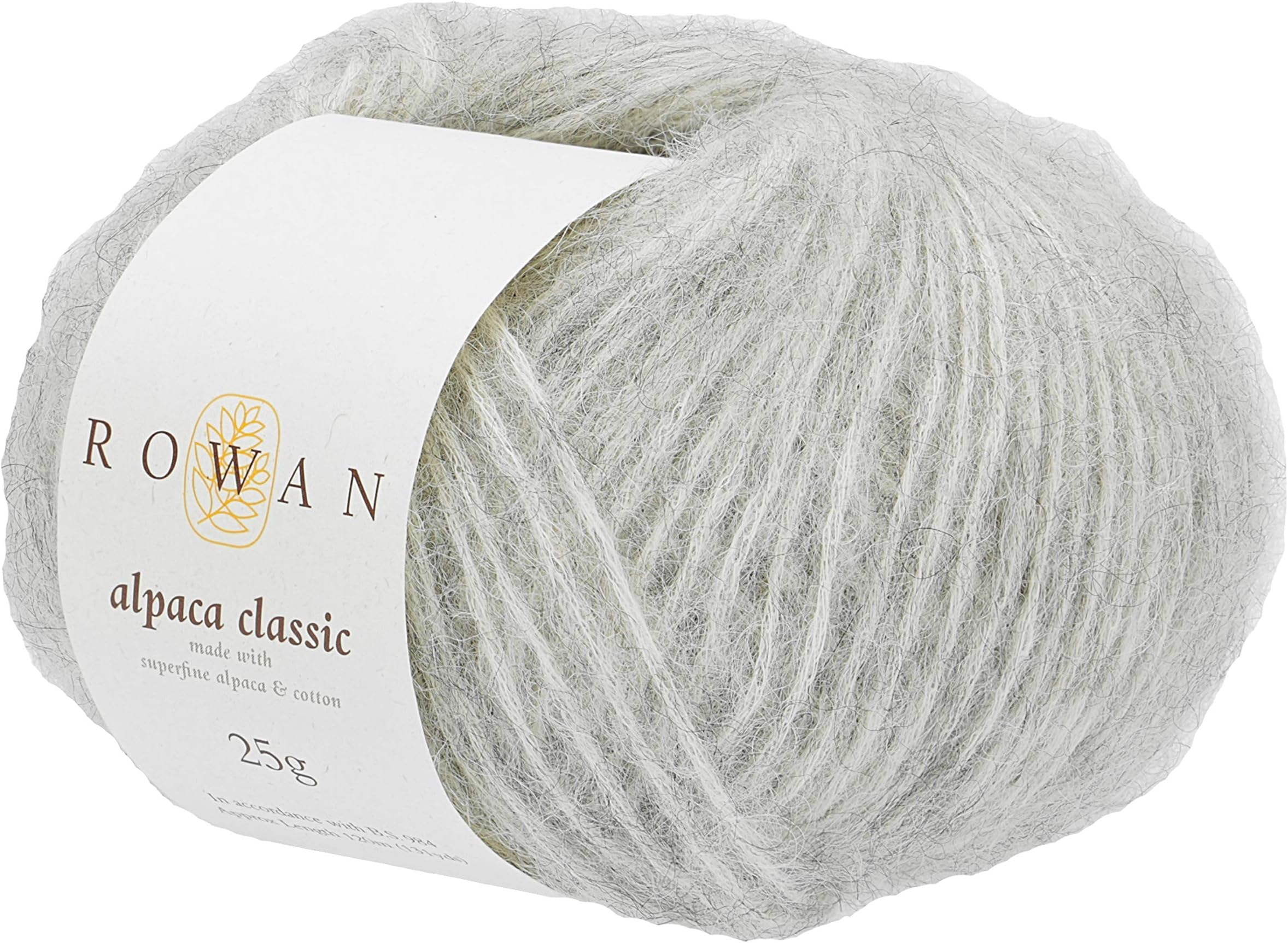 Rowan Hand Knitting Yarn, 57% Alpaca, 43% Cotton, Feather, One Size
