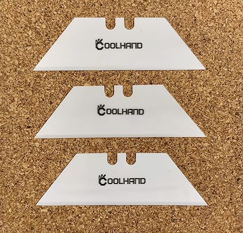 Miniatura 10 de Cool Hand Cuchilla de cerámica de circonita, cuchillo cortador de caja, 90 unidades por paquete, cuchillo Stanley, buena opción para desenvolver