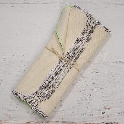 Miniatura 2 de One dozen purple and lime two tone paperless towels