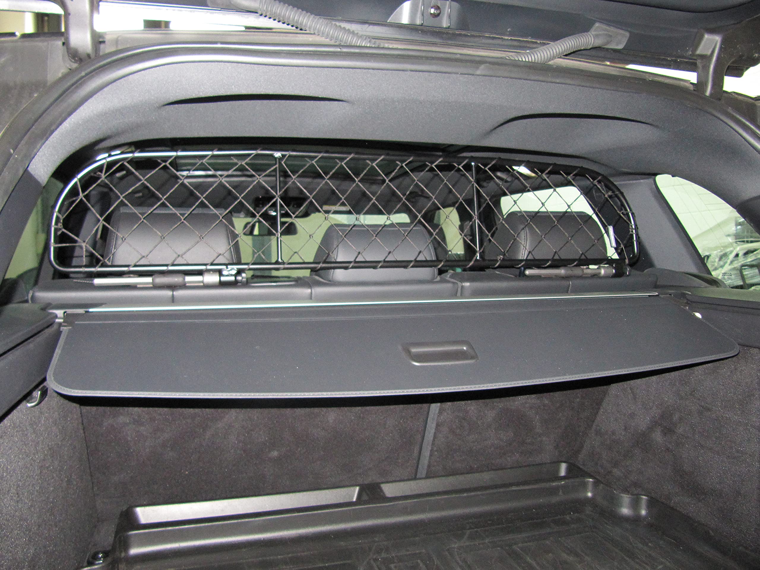 ERGOTECH Divisorio Griglia Rete Divisoria Compatibile con Land Rover Range Rover Sport (2013-2022) RDA65-XS16, per Trasporto Cani e Bagagli