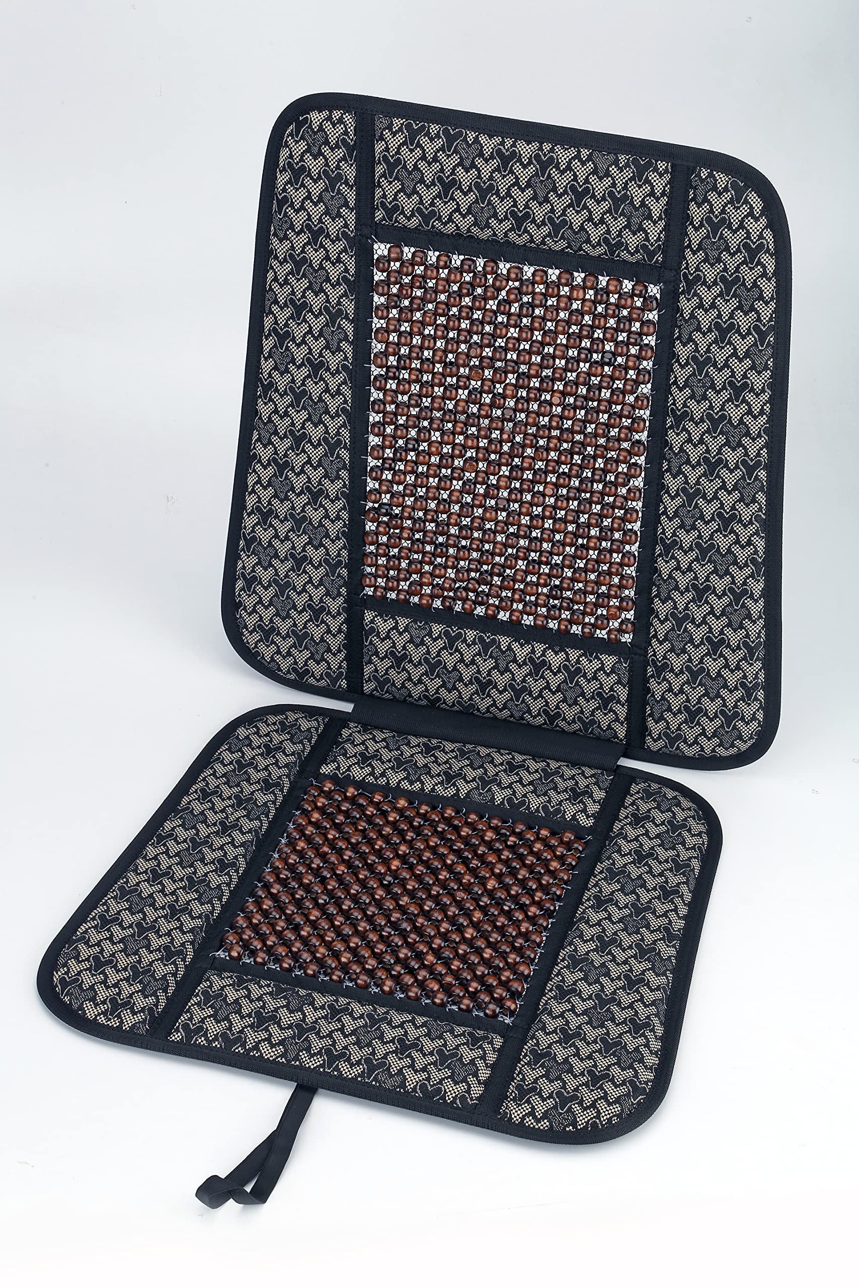 SoftX Car Bead Seat Cover Wooden Cushion Cover pad for Acupressure Sitting (M003) Size - 38"x19.5"