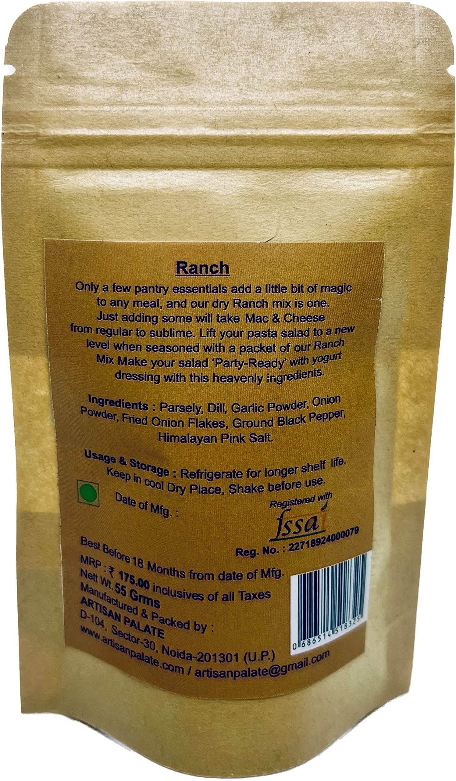 Artisan Palate Marinades and Seasonings Mix | All Natural | Seasoning, Marinade and Salad Dressings | 55 GMS (Pack of 4) - Image 9 thumbnail
