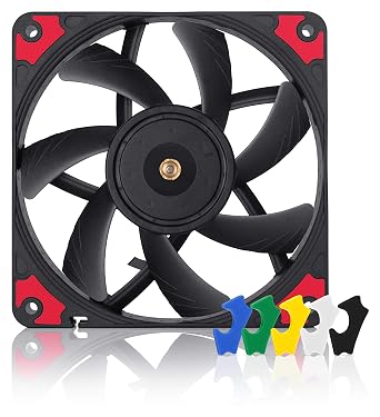 Noctua Chromax Black Swap 120mm 1850RPM PWM Computer Case Fan w/Anti-Vibration Pads