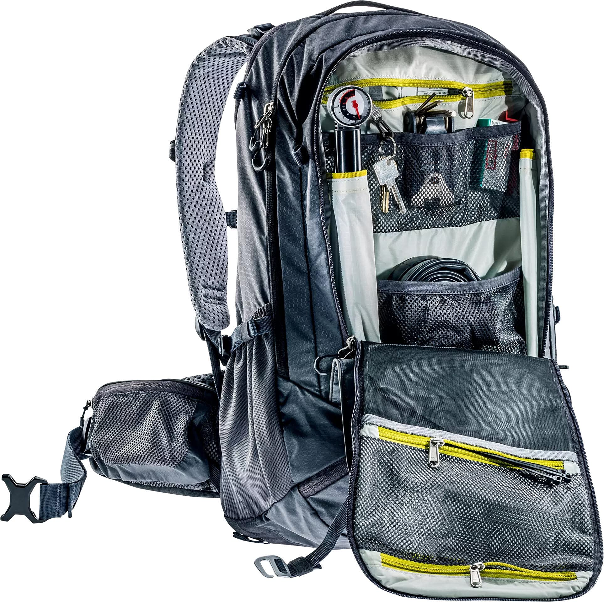Deuter Uniseks Trans Alpine Pro 28 3201121 Plecak Rowerowy, Czarny/Grafitowy, 28 L