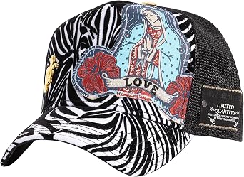 Red Monkey Pure Love White/Black RM1478 New Unisex Limited Fashion Trucker Cap Hat