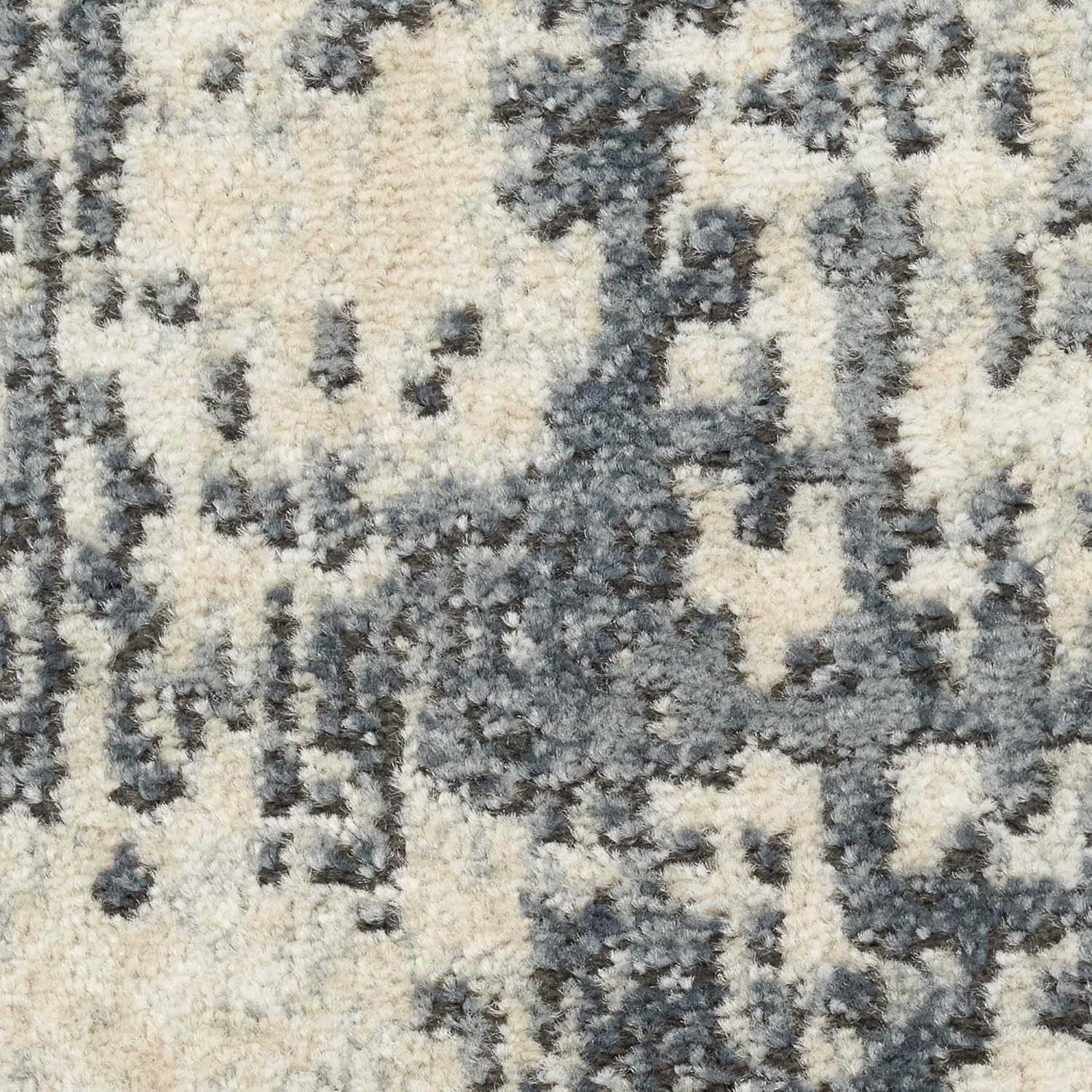 Nourison Home Concerto Ivory Grey 2'2" x 10' Area Rug - Easy Clean, Non Shedding, Bed Room, Living Room, Dining Room, Kitchen (10' Runner)