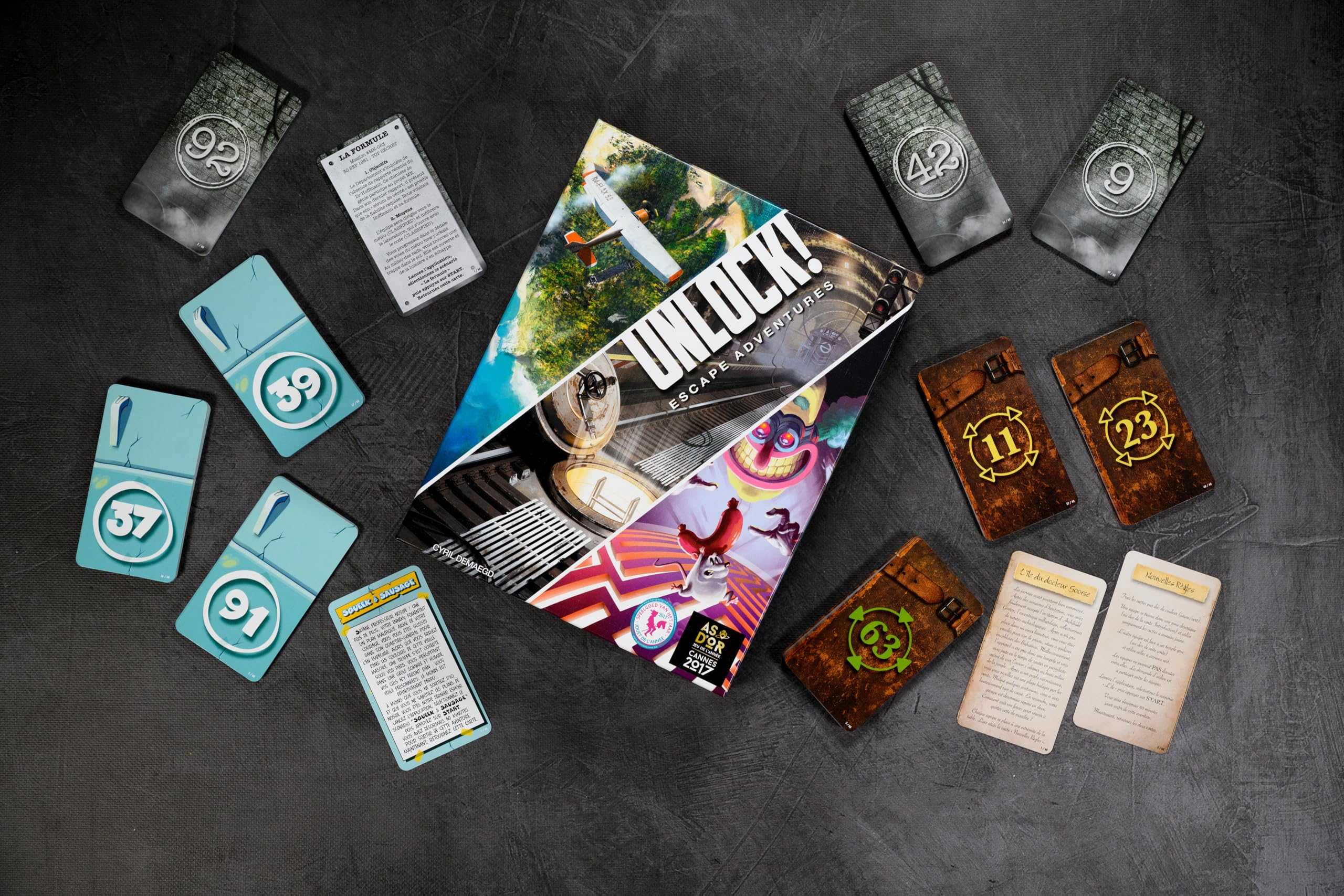 Apri la confezione ora - Sblocca! Escape Adventures - gioco da tavolo in spagnolo