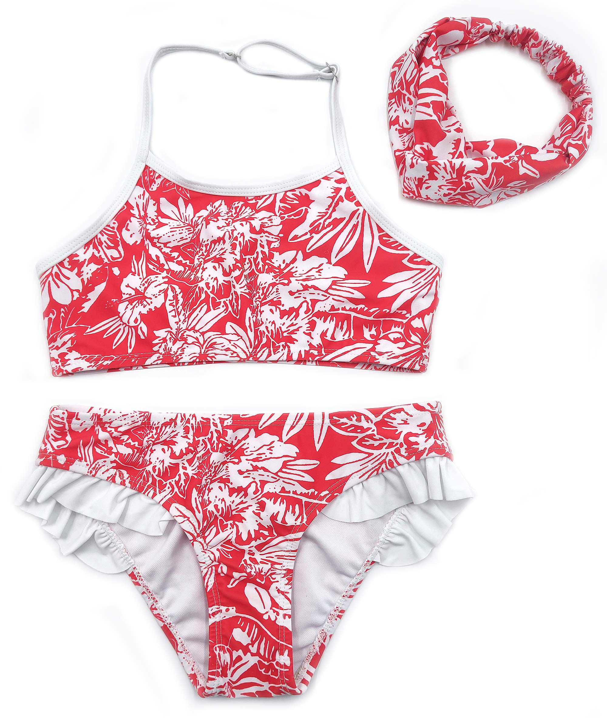 Maillot Bain Ajustable Bikini 2 Pièces Pour Fille 6-14 Ans - Haut