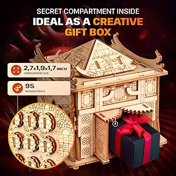 Amazon.com: ESC WELT House of Dragon 3D Escape Puzzle Box