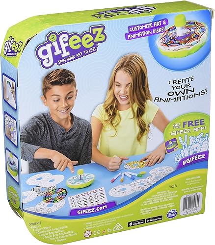 Miniatura 3 de Gifeez, Spinning GIF Art Studio, crea más de 30 animaciones personalizadas, para niños de 6 años en adelante