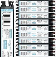 Vista 10 de OHLECTRIC Repuesto para ICN2P32-SC Lámpara 1 y 2 – Balasto Fluorescente T8, Reemplazo de Balasto Electrónico 120-277 Voltios, Arranque Instantáneo