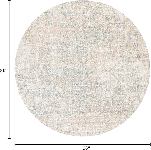 Miniatura 214 de SAFAVIEH Adirondack Collection Tapete de área XL, 12 x 15 pies, color crema y dorado, diseño abstracto moderno, no desprende pelusa y de fácil