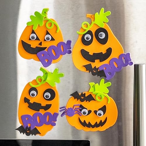 Miniatura 5 de Ready 2 Learn Crea tus propias calabazas de Halloween  Juego de 4  Manualidades de Halloween para niños de 4 a 8 años  Recuerdos de fiesta de