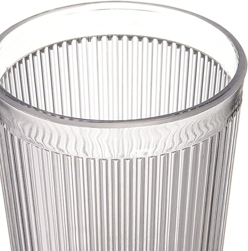 Miniatura 4 de Carlisle FoodService Products 403407 Crystalon RimGlow Caribbean - Vaso de policarbonato (16 onzas), transparente