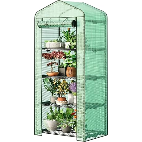 GardenLine Mini 4-Tier Portable Greenhouse