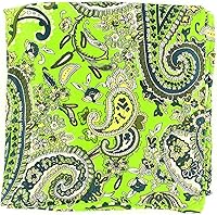 Vista 2 de M & F Western Paisley Silk Wild Rag Lime Talla única para hombre, Lima, Talla única
