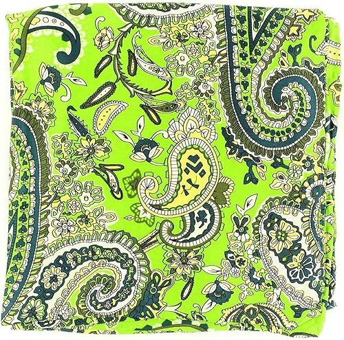 Miniatura 2 de M & F Western Paisley Silk Wild Rag Lime Talla única para hombre, Lima, Talla única
