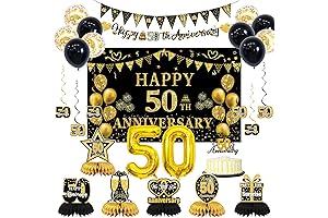 DARUNAXY 50th Anniversary Decorations Set
