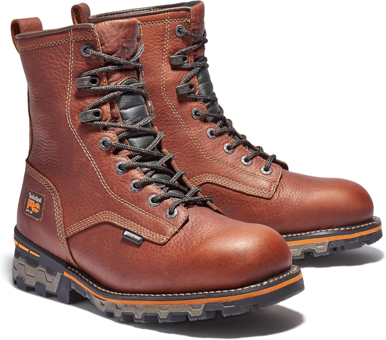 Timberland PRO Men's 8 Inch Boondock Soft Toe WP Work and Hunt Boot - Image 2