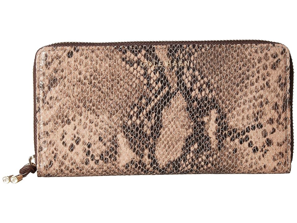 

Cole Haan Adeline Continental Zip Wallet (Neutral) Wallet Handbags