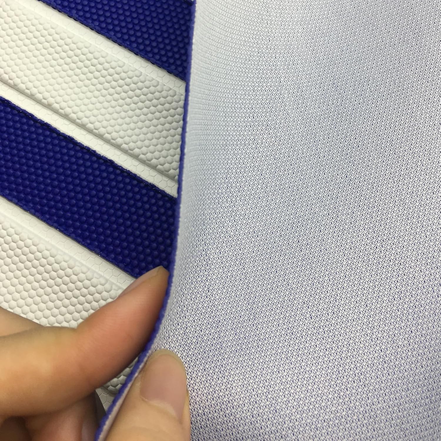 Universal Seat Cover Soft Ribbed for All Bike Dirt Off Road Motorcycle MX Cross Enduro (Blue with White)