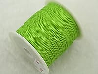 Vista 129 de KONMAY 1 rollo de cuerda de nailon para hacer pulseras de 150 yardas, trenzado de nailon Shamballa Macramé/cordón de cuentas de 0.4mm, cordón