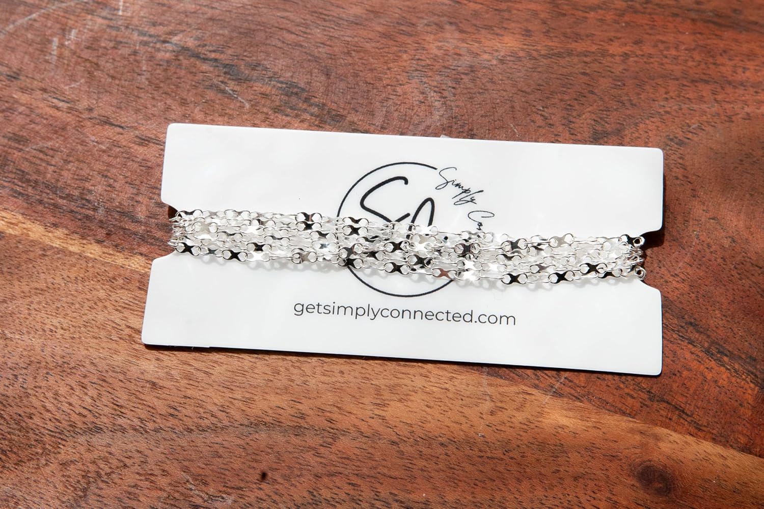 .925 Sterling Silver Infinity Chain, 3 feet, 2.0mm x 4.5mm | For Permanent Jewelry, No Tarnish, Made in USA