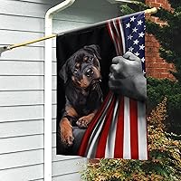 Vista 38 de Flagwix Tres Labrador Retriever Dogs, banderas de perro patriota americano, bandera de casa de 30 x 40 pulgadas, decoración para el hogar, exterior