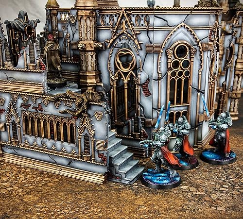 Miniatura 6 de Rampart - Juego de núcleos modulares de catedral eterna, sin pintar, totalmente personalizable, escalado, de Archan Studio, para niños y adultos a