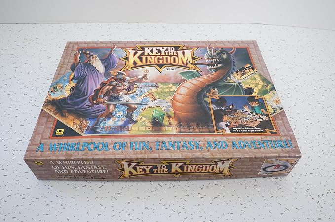 Amazon.com: GOLDEN Key to the Kingdom Adventure Fantasy Board Game ...