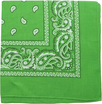 Motique Accessories 22 Inch Cotton Paisley Bandana