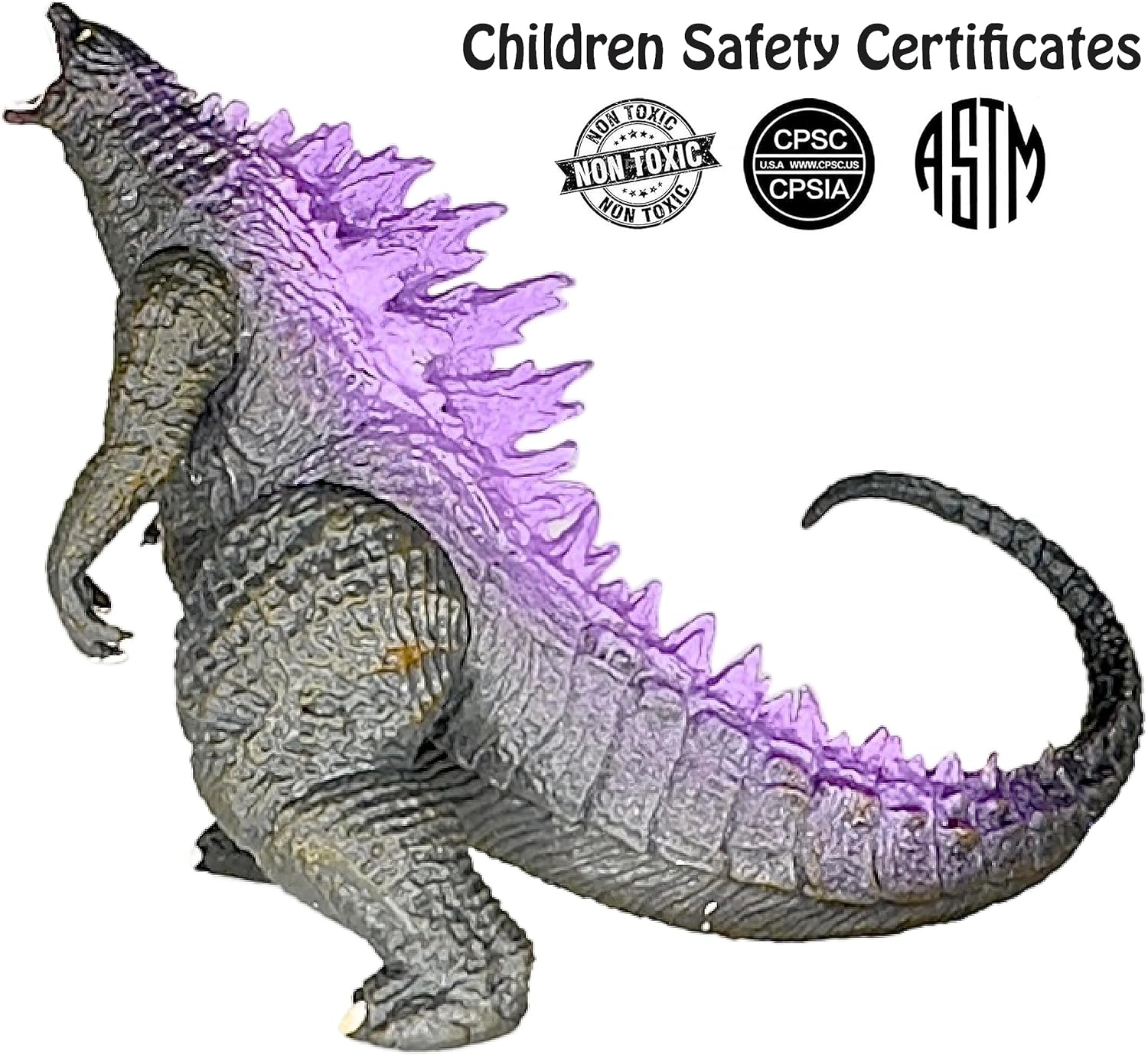 TwCare Set of 9 Godzilla Dinosaur vs Kong Toys King of The Monsters Movable Joint Action Figures Hedorah Mecha MechaGodzilla Burning Heisei Kids Birthday Cake Toppers Pack, Travel Bag