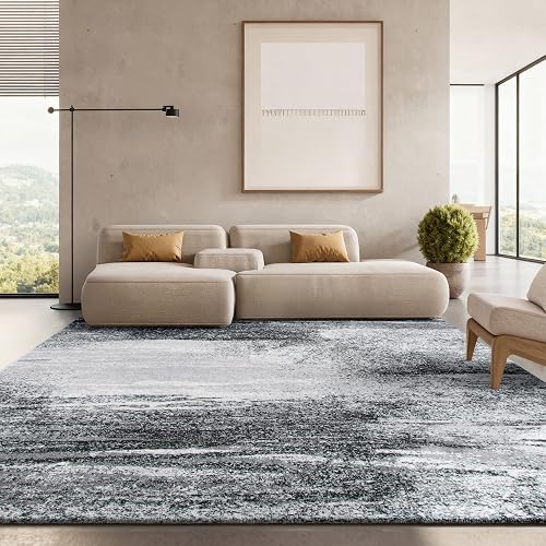 SAFAVIEH Area Rug 8x10 - Adirondack Collection - Large - Silver & Multi, Modern Abstract Design, Non-Shedding & Easy Cleaning, Ideal for Living Room, Bedroom, Office, Dining Space (ADR112G)