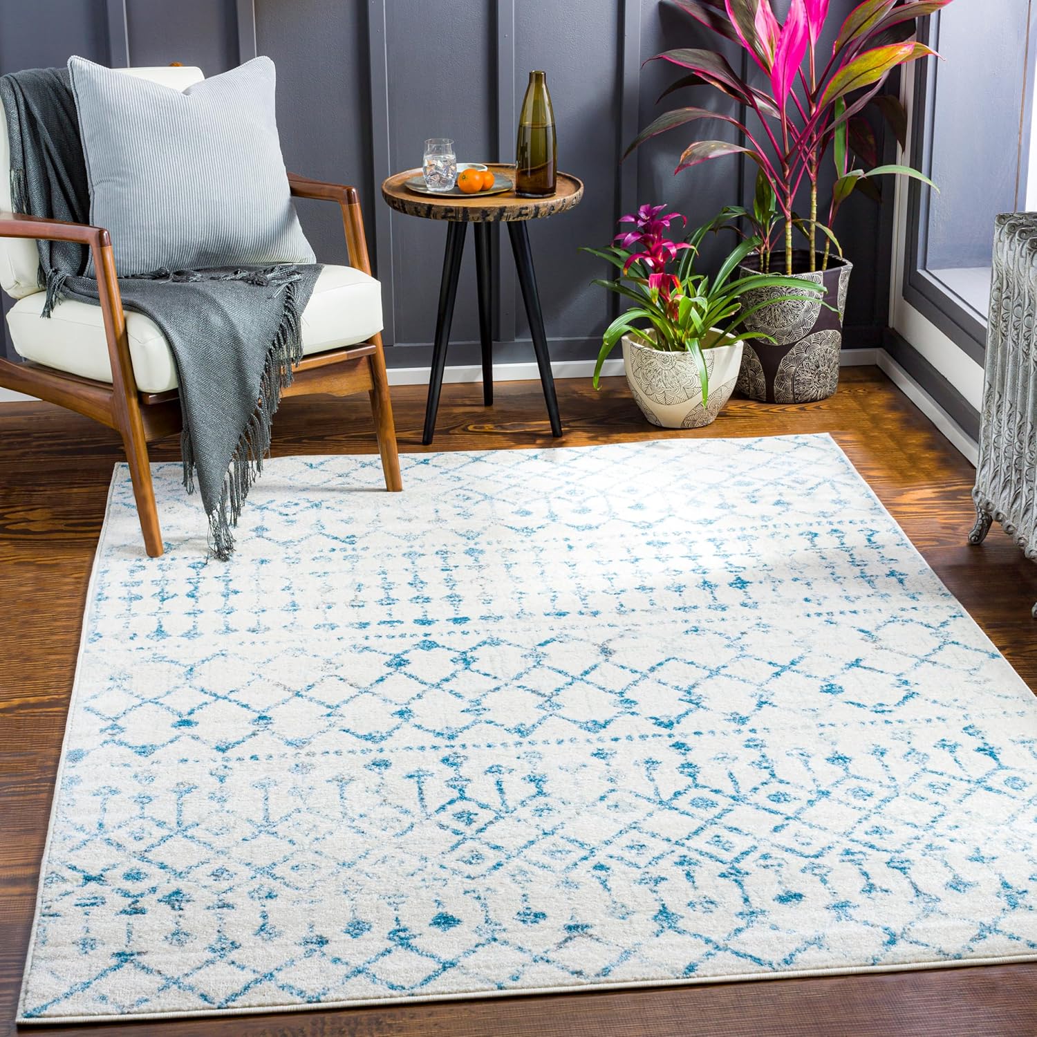Livabliss Elsie Global Bohemian Runner Area Rug,2'7" x 12',Khaki/Gray