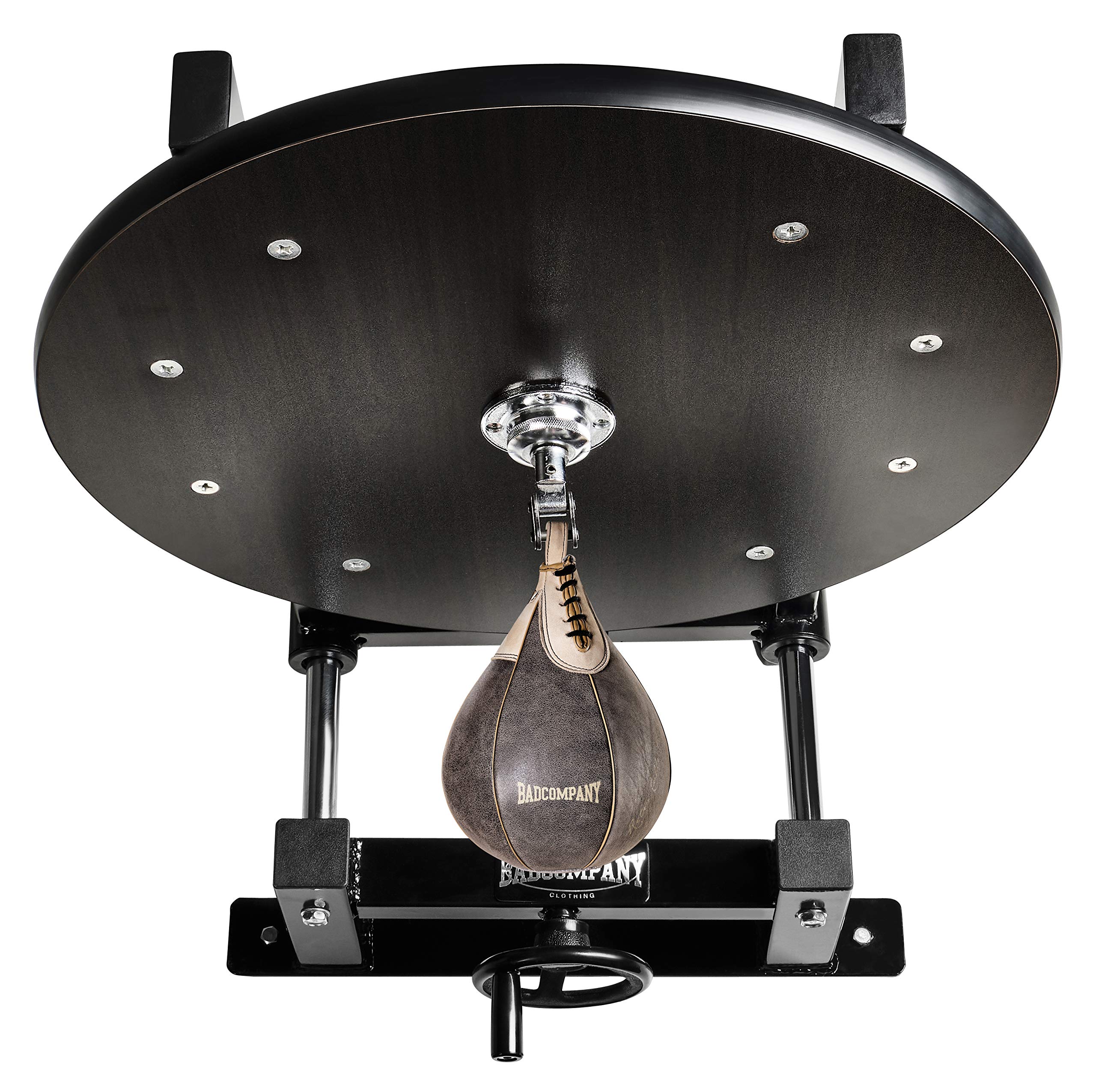 Deluxe Speedball plate-forme Set avec roulement Noir et Marron Cuir de vachette Punching Ball med./Box Appareil pour le montage mural BCA de 38