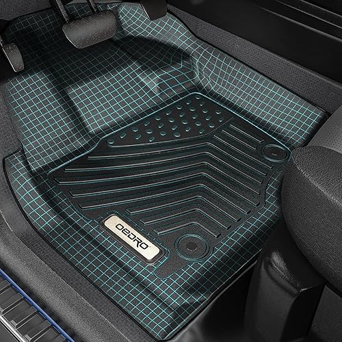 Miniatura 9 de OEDRO Alfombrillas compatibles con Jeep Wrangler JK Unlimited JKU 2014-2018 de 4 puertas (no para modelos de 2 puertas y JL), protector de TPE negro