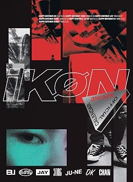 YG Entertainment Idol Goods Fan Products YG Select iKON 2019 Official Calendar