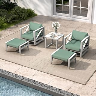 MBY 5 Piece Outdoor Aluminum Set