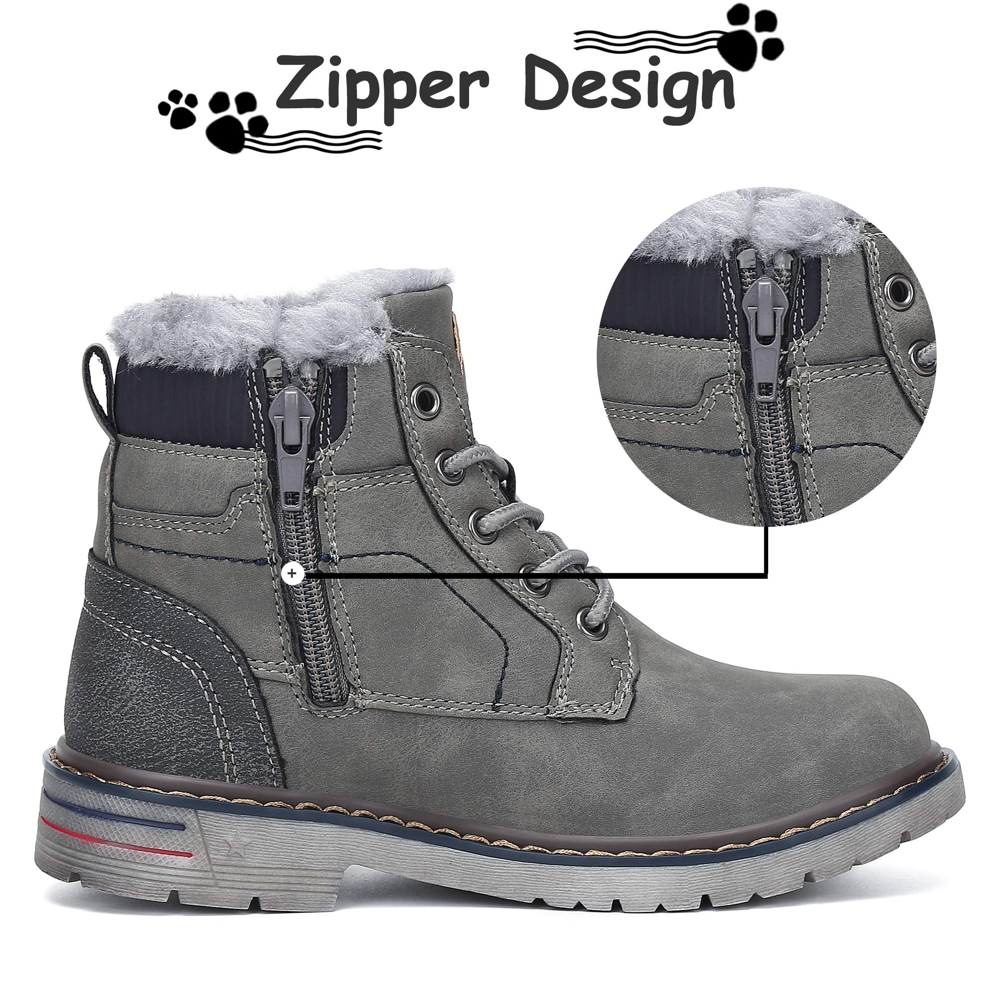 Mishansha Bambino Stivali da Neve Ragazzi Ragazza Impermeabili Caloroso Scarpe Inverno