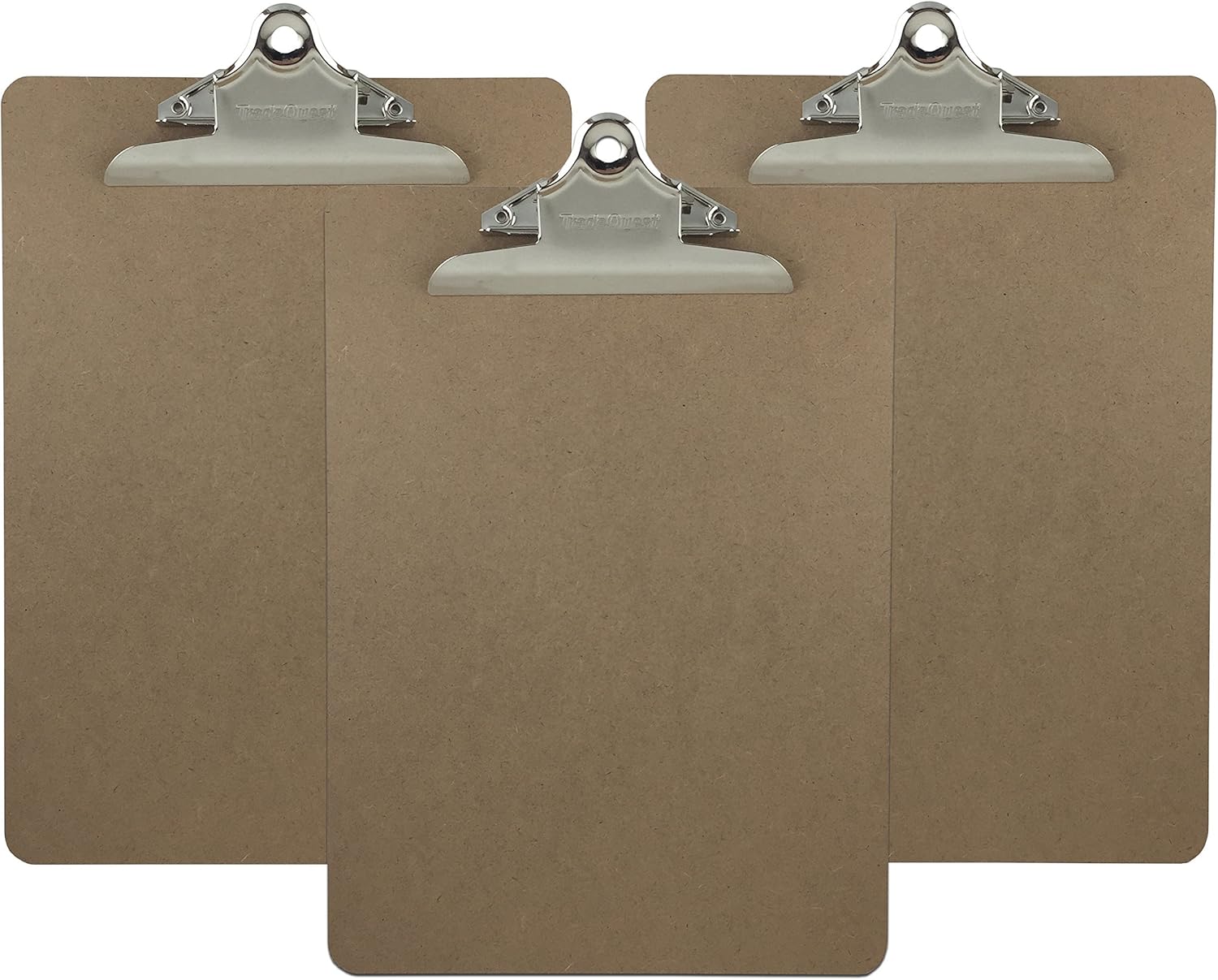 Letter Size Clipboard Standard Clip 9'' x 12.5'' Hardboard (Pack of 3) : Office Products