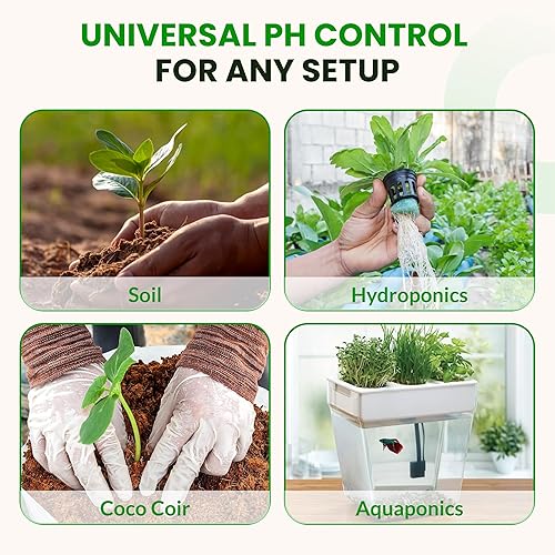 Miniatura 4 de Humboldts Secret Kit de control de pH hacia arriba y pH hacia abajo  Equilibrador de solución de nutrientes líquidos para plantas  para sistemas de